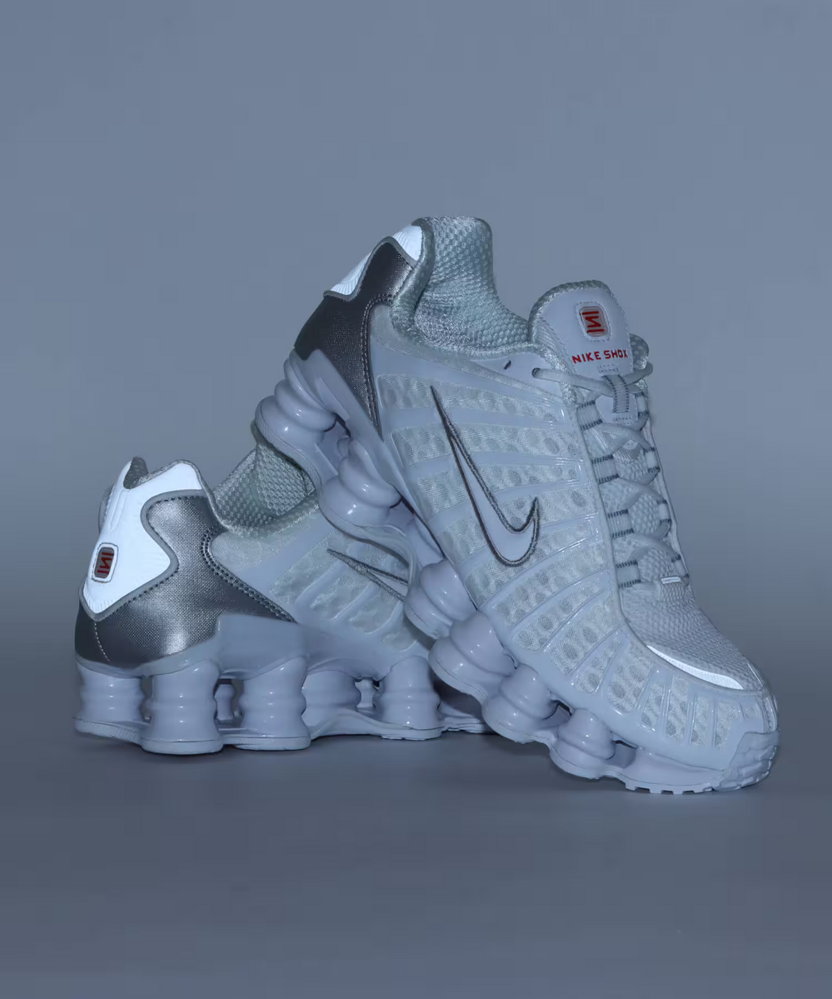 AV3595-100 Nike Shox TL White Metallic Silver (Men's)
