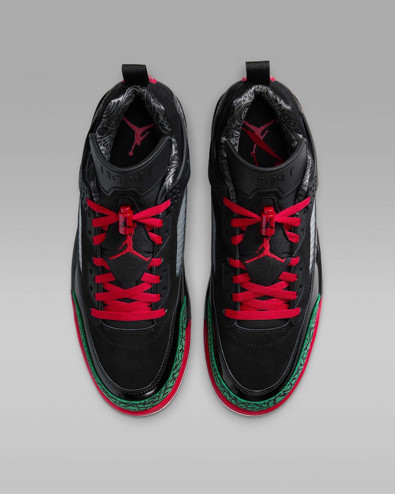 FQ1759-060 Nike Jordan Spizike Low Black Varsity Red Classic Green (Men's)
