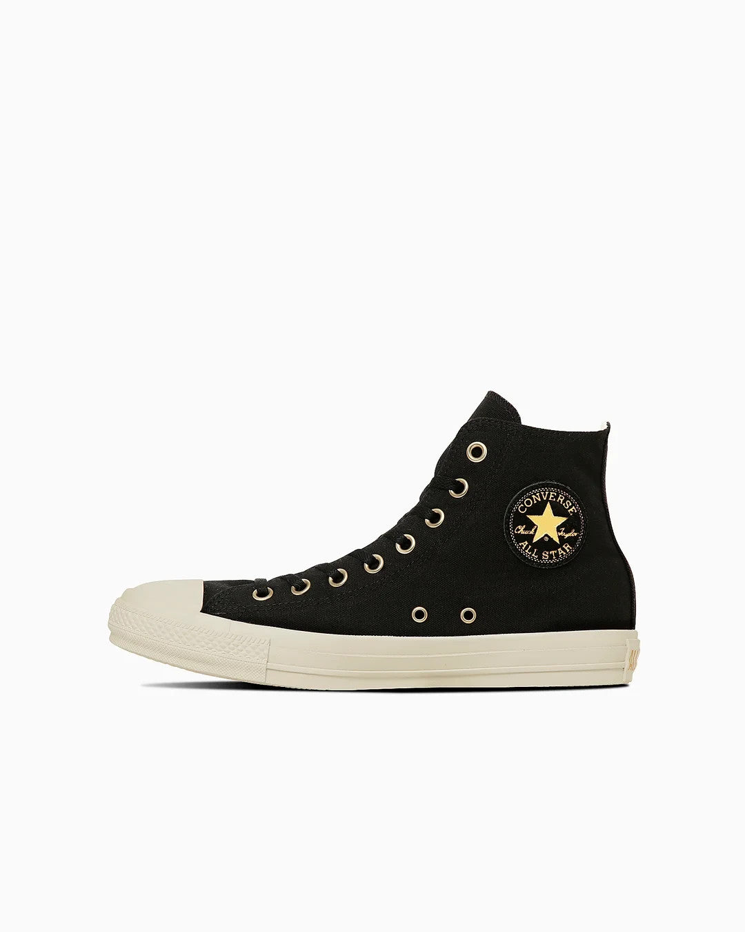 31315772 Converse All Star Goldlogopatch Hi Black (Men's)