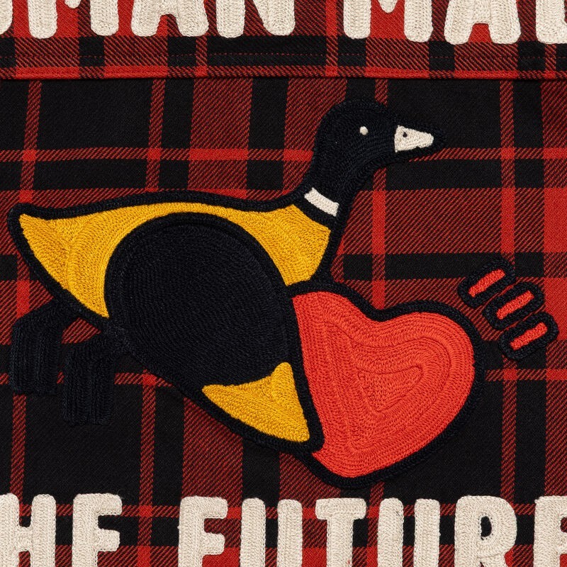 HUMAN MADE Flannel Check Shirt"Red
