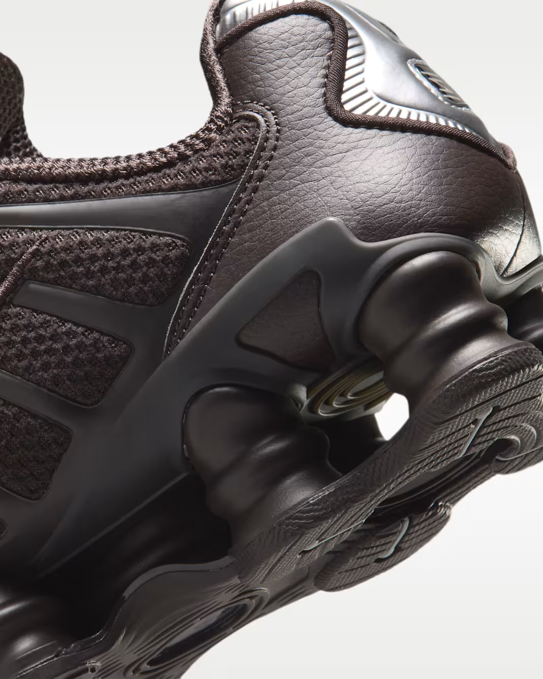IH2559-201 Nike Shox TL "Velvet Brown/Metallic Silver" (Women's)