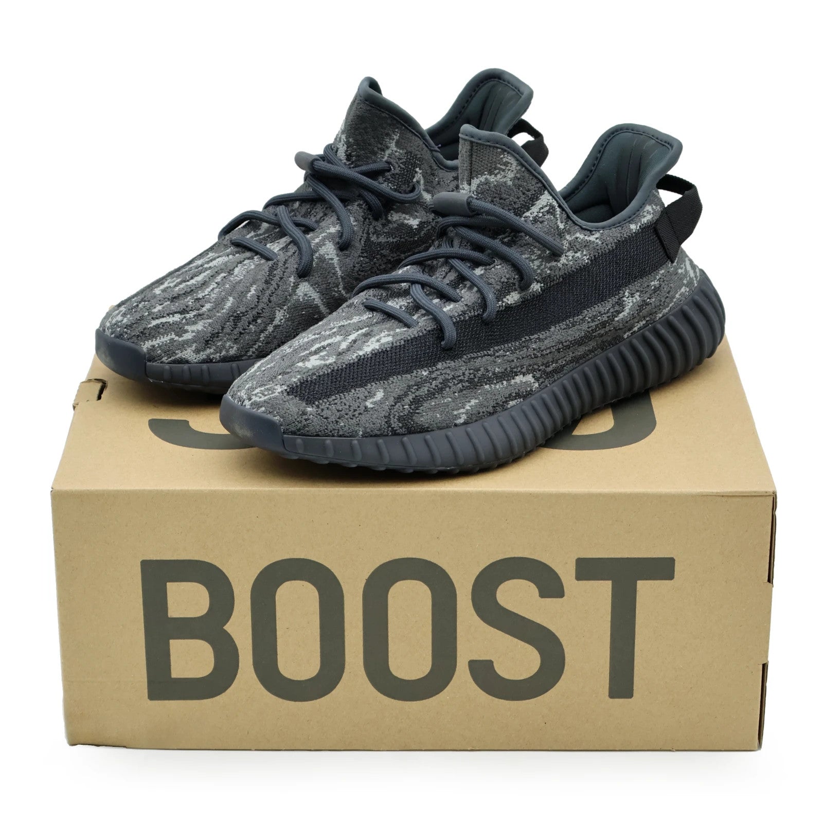 ID4811 adidas Yeezy Boost 350 V2 MX Dark Salt Grey Black Marble (Men's)