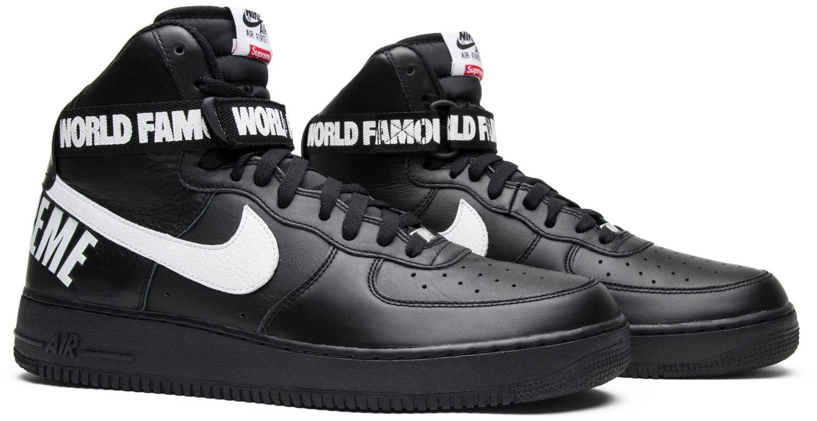 698696-010 Nike Air Force 1 High Supreme Special "Black/White" (Men's)