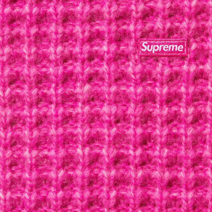 Supreme Small Box Waffle Sweater Pink