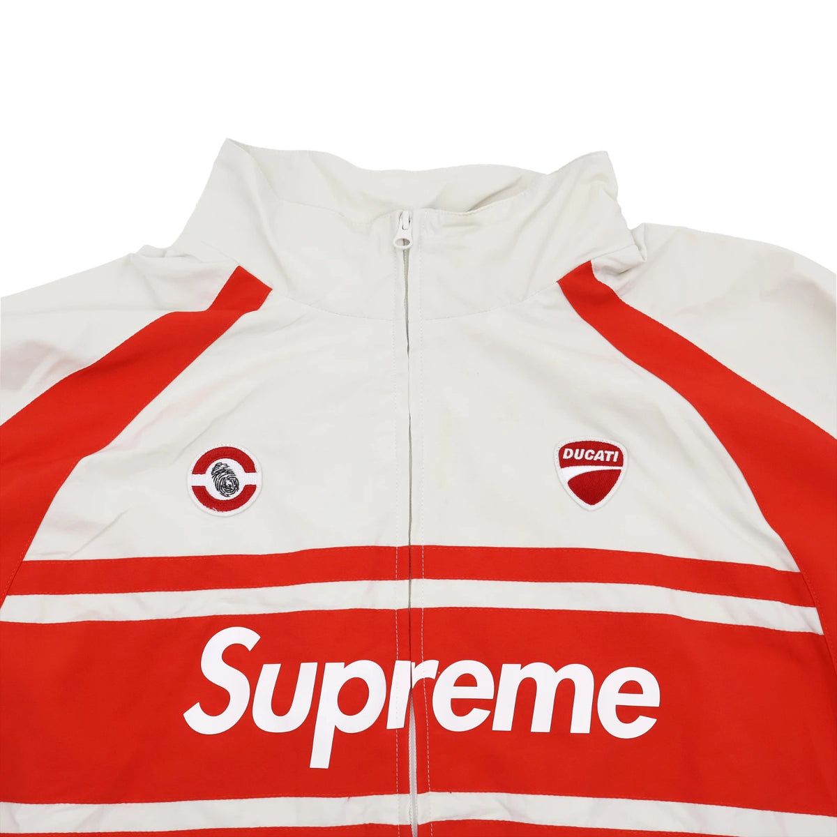 Supreme Ducati Track Jacket Light Grey