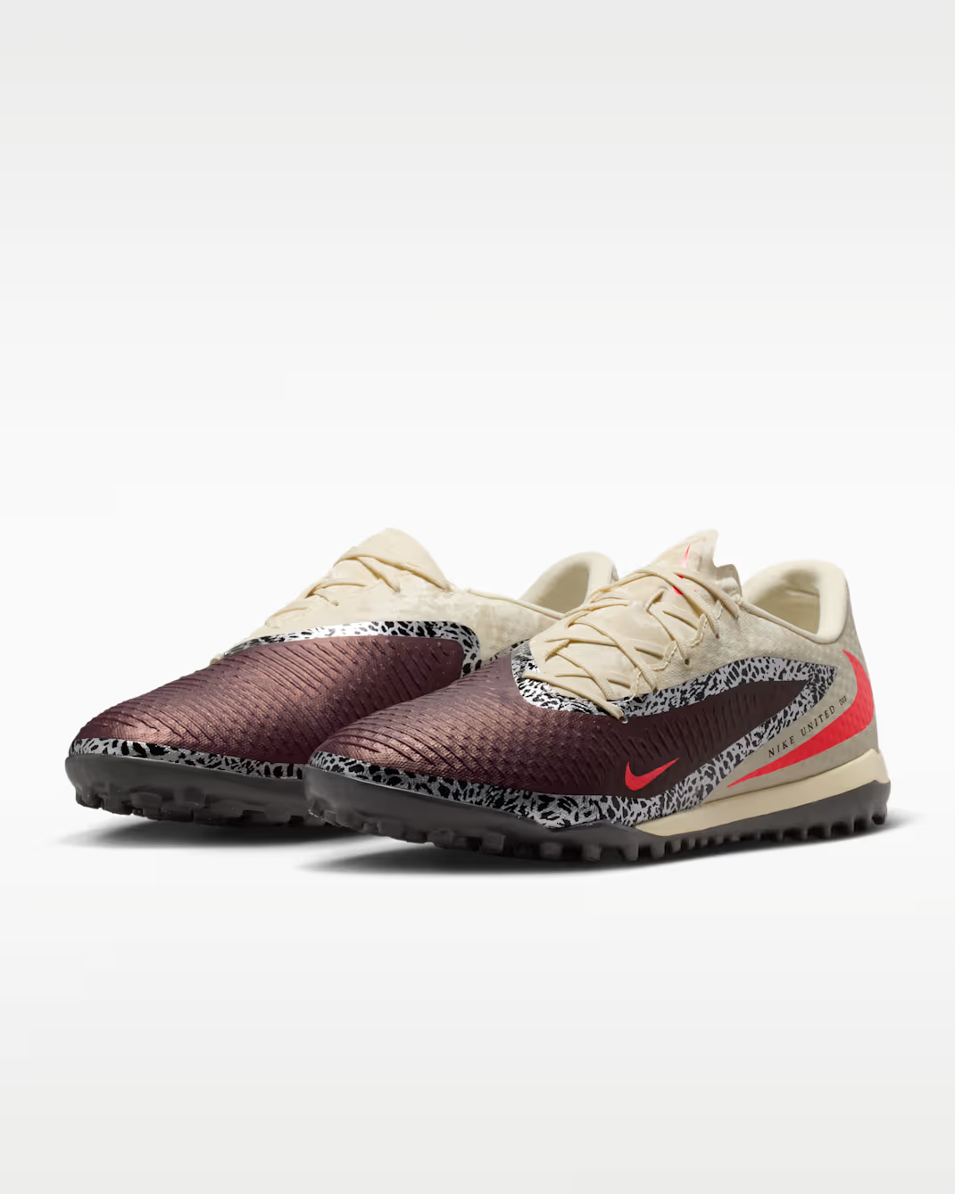 IO8449-661 Nike United Phantom 6 Low Academy Burgundy Crush Fossil (Men's)