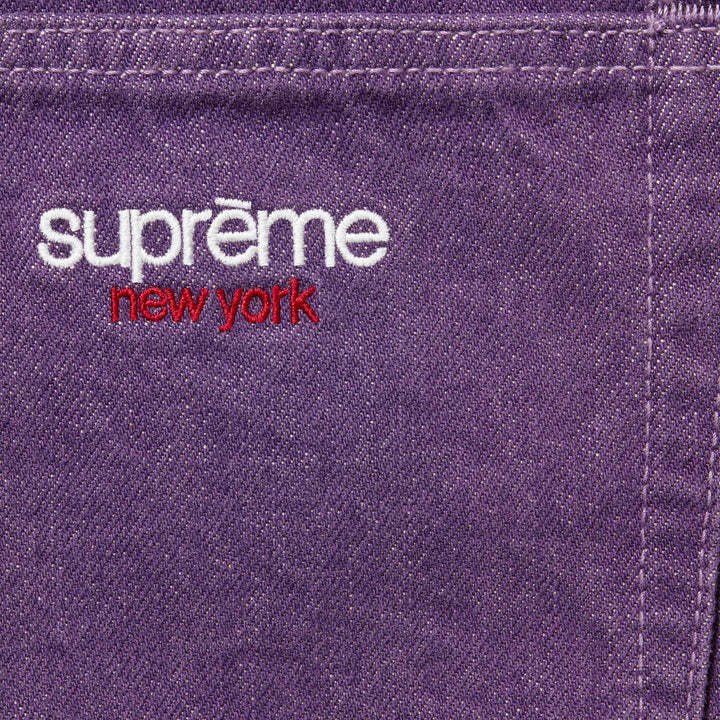 Supreme Baggy Denim Short Purple
