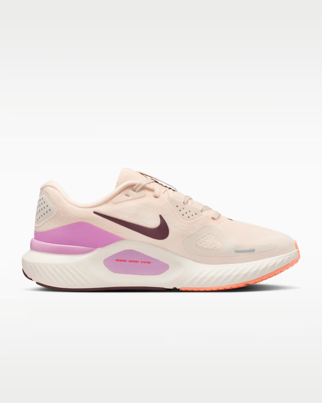 HJ1101-113 Nike Structure 26 Chalk Light Magenta Orange Pulse Tattoo (Women's)
