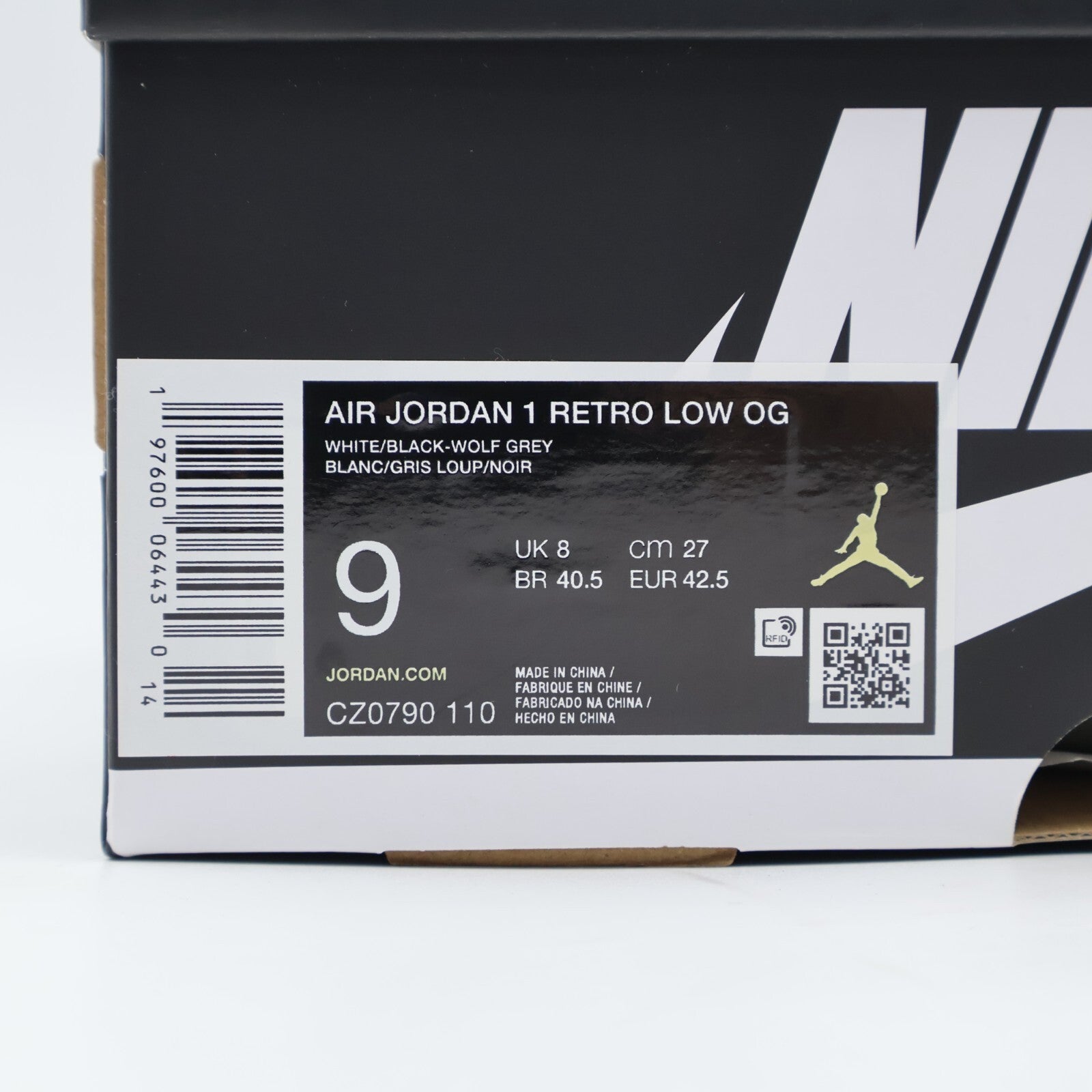 CZ0790-110 Nike Air Jordan 1 Retro Low OG Barons (Men's)