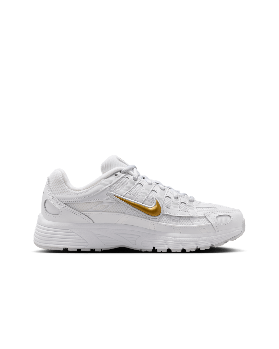 HV5064-102 Nike GS P-6000 White Pure Platinum Metallic Gold