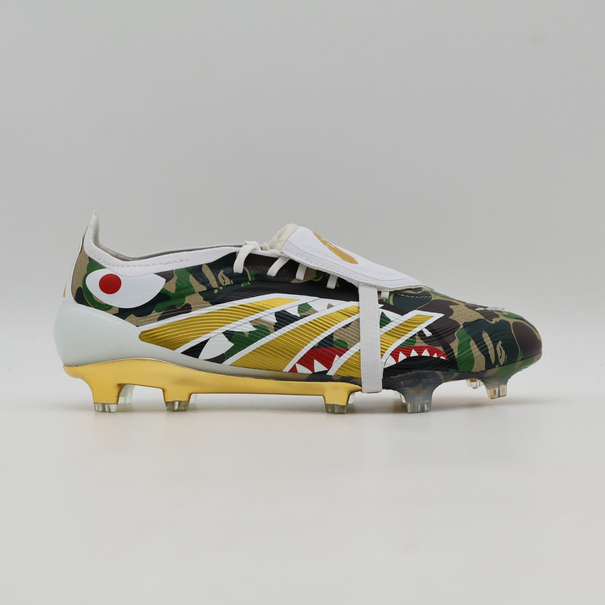 JS3104 A BATHING APE adidas Predator Elite FG Hemp Gold Metallic Cloud (Men's)