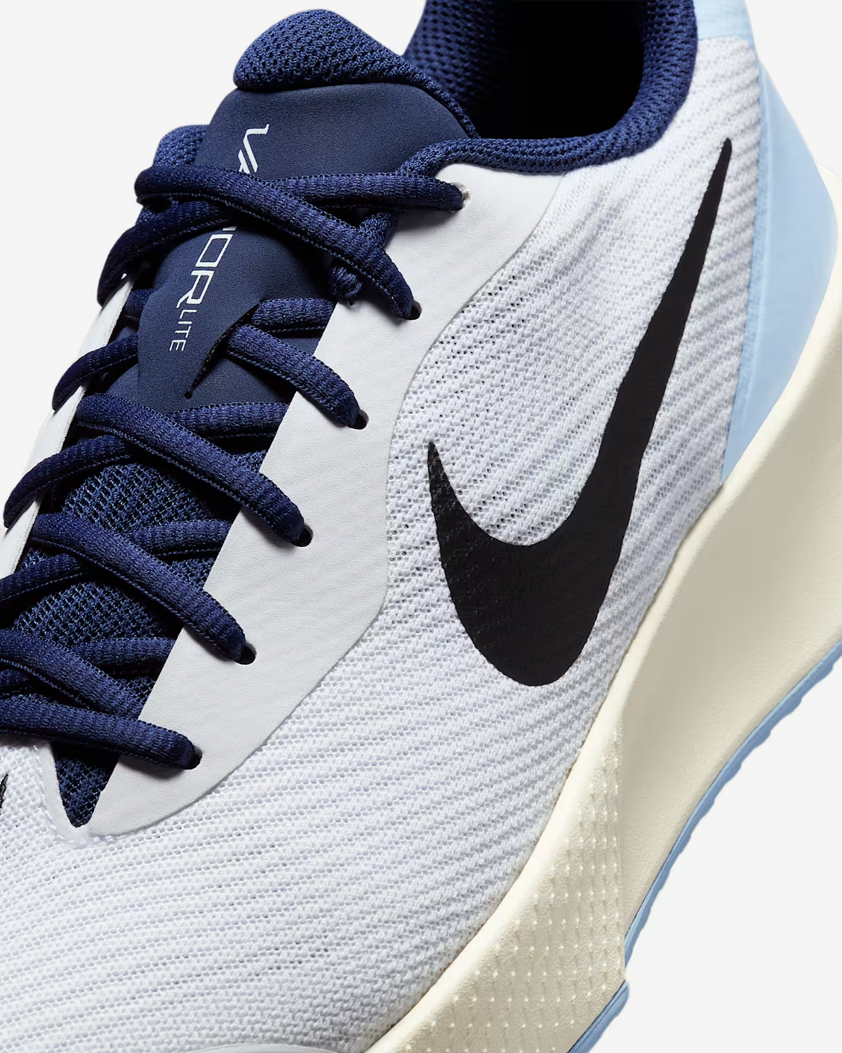 FZ2155-102 Nike Vapor Lite 3 White Midnight Navy Black (Men's)