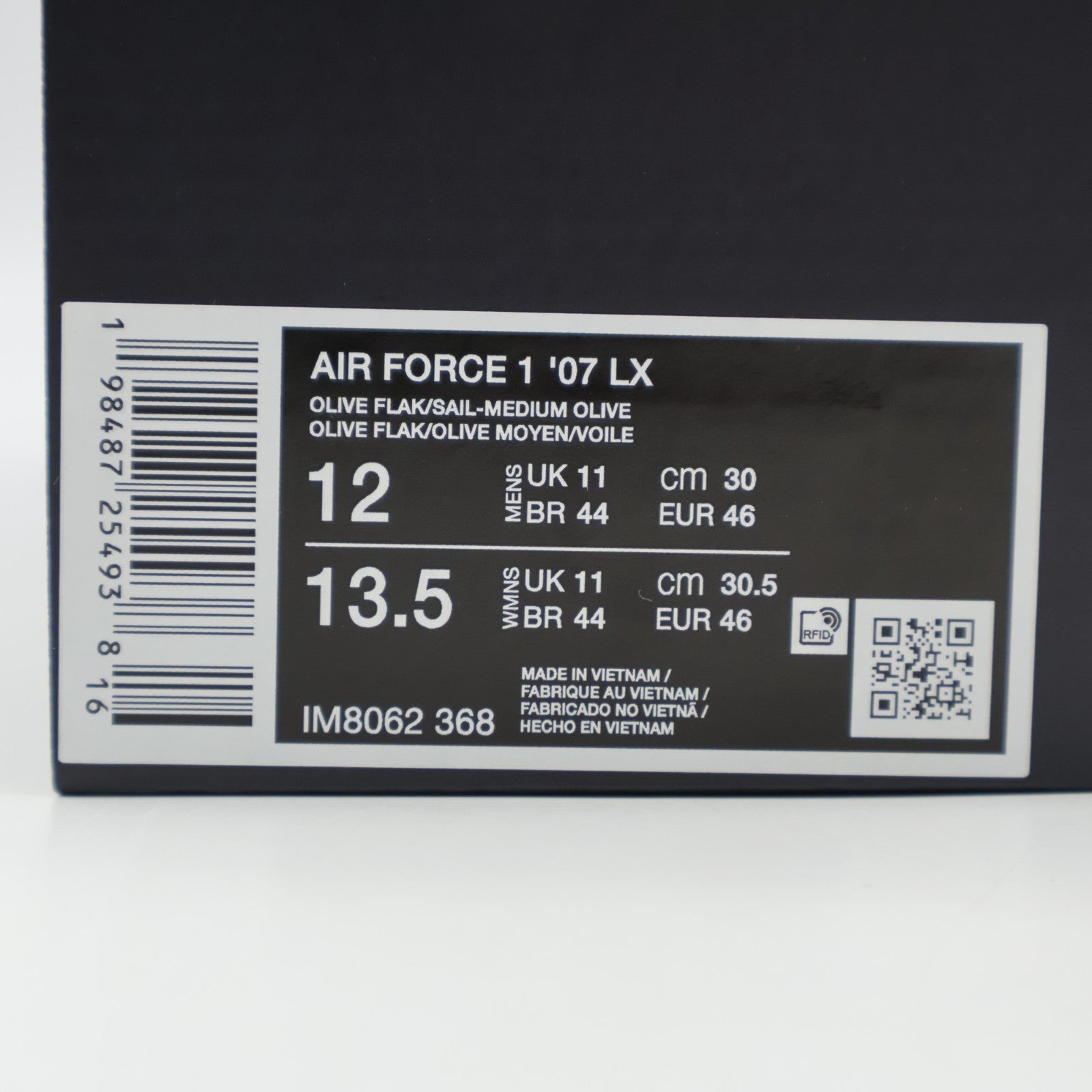 IM8062-368 Nike Air Force 1 Low LX Leaf Camo (Men's)