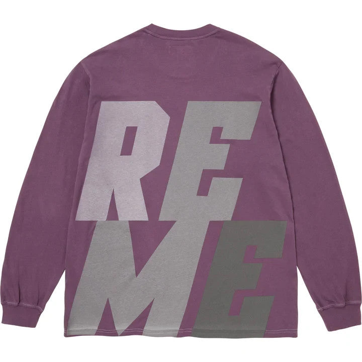 Supreme Reflective L/S Top Purple