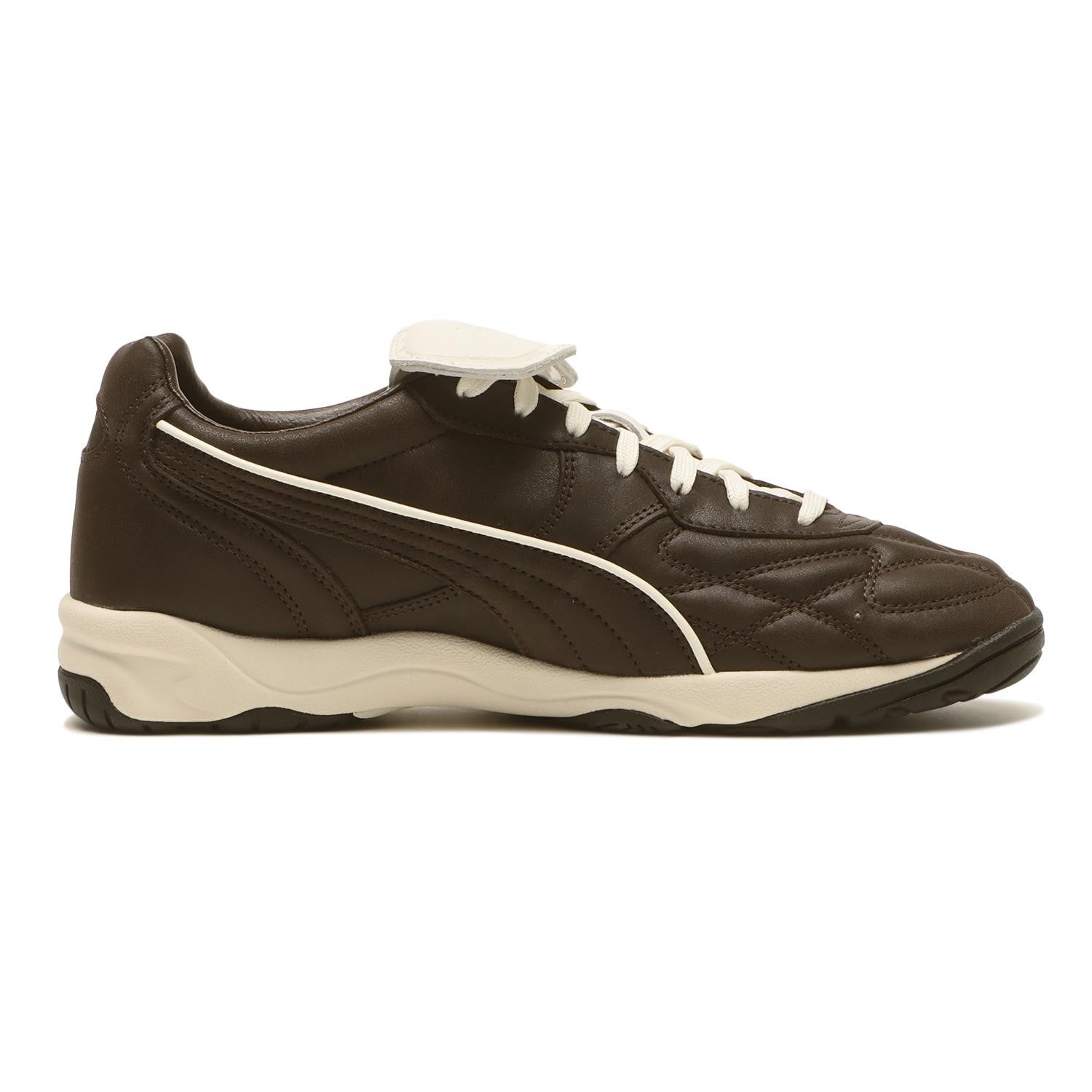 404363-03 Puma King Indoor Premium Dark Chocolate Warm White (Men's)