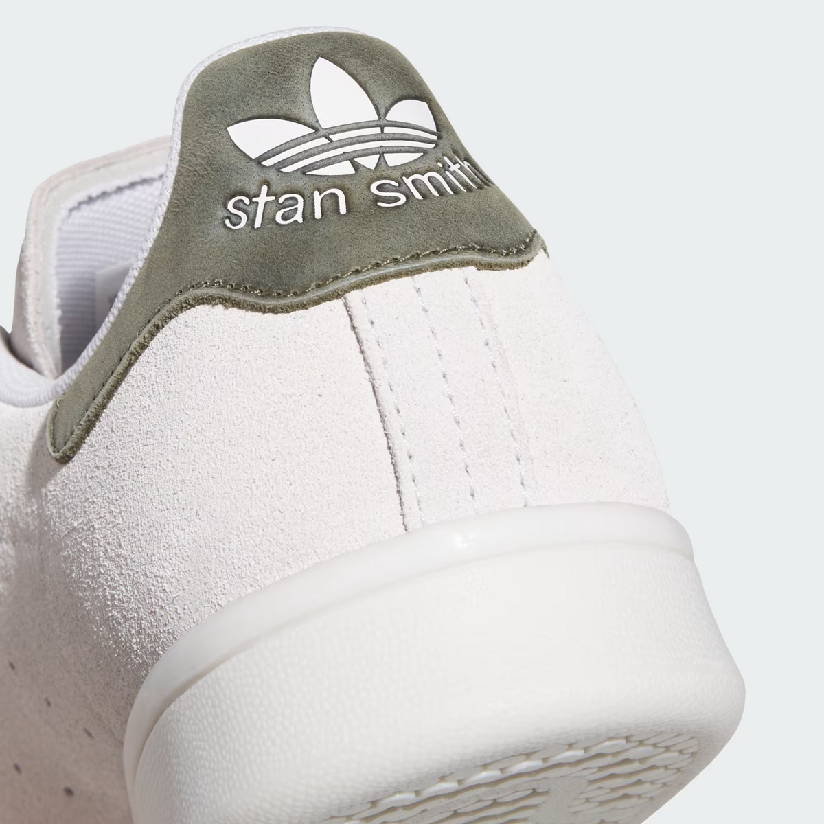 KJ0336 adidas Stan Smith "Crystal White/Olive Strata" (Men's)