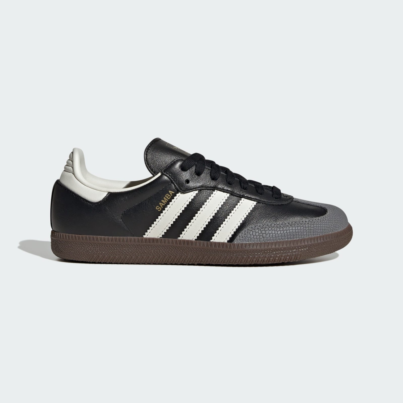 JR8165 adidas Originals Samba OG Core Black Off White Gold Metallic (Women's)