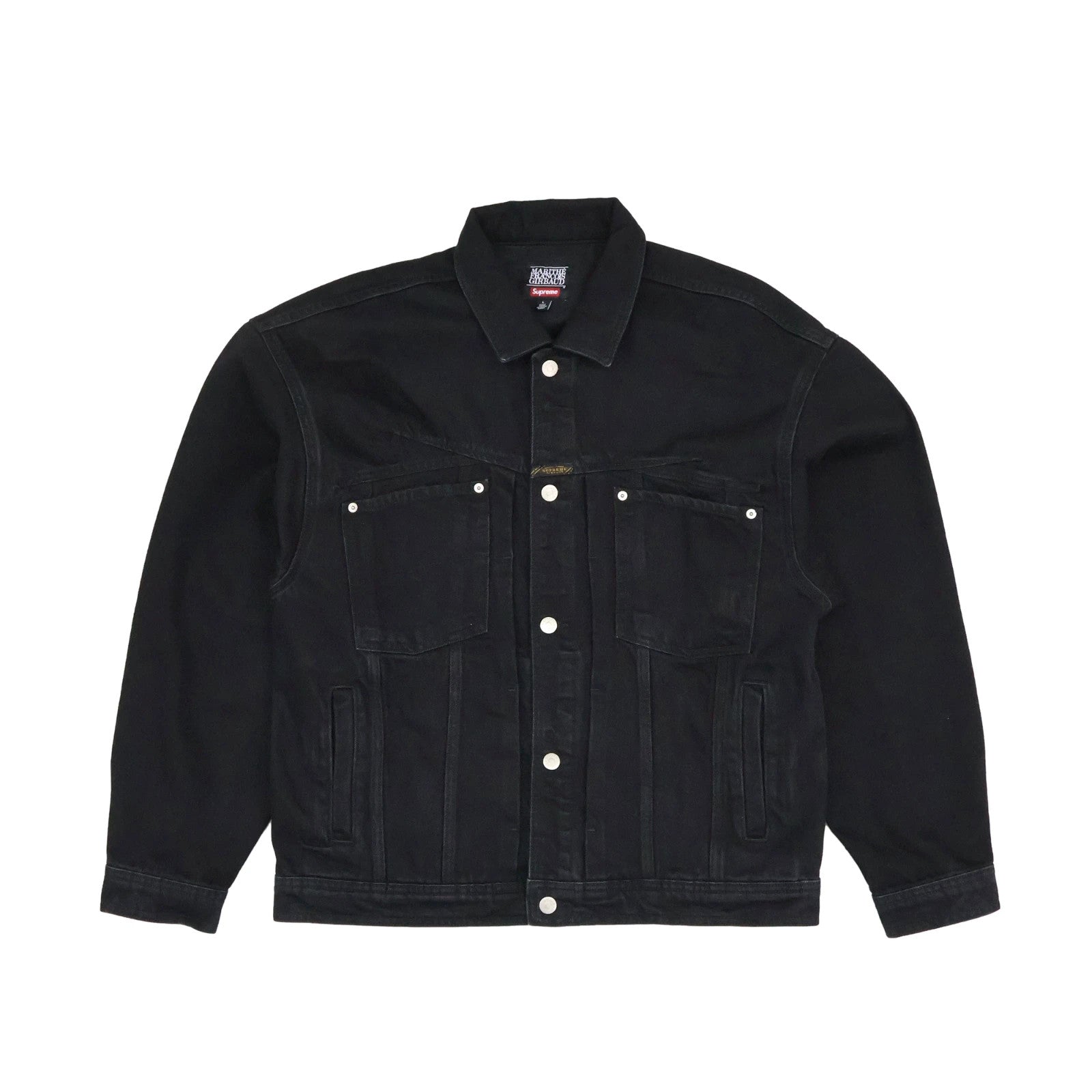 Supreme Marithe Francois Girbaud X-Seam Denim Trucker Jacket Black