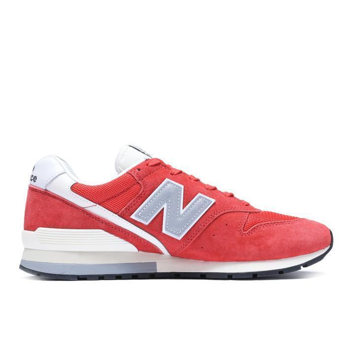 CM996CJ2 New Balance 996V2 Blast Red Silver Metallic Angora (Men's)