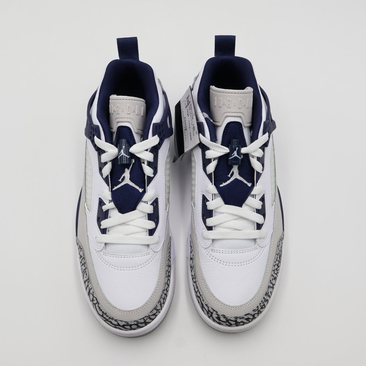FQ1759-140 Nike Jordan Spizike Low White Midnight Navy Cement Grey (Men's)
