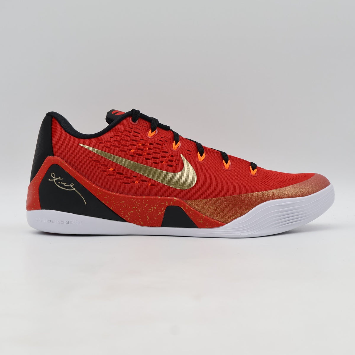 IH1400-600 Nike Kobe 9 Low Protro EM China University Red and Metallic (Men's)