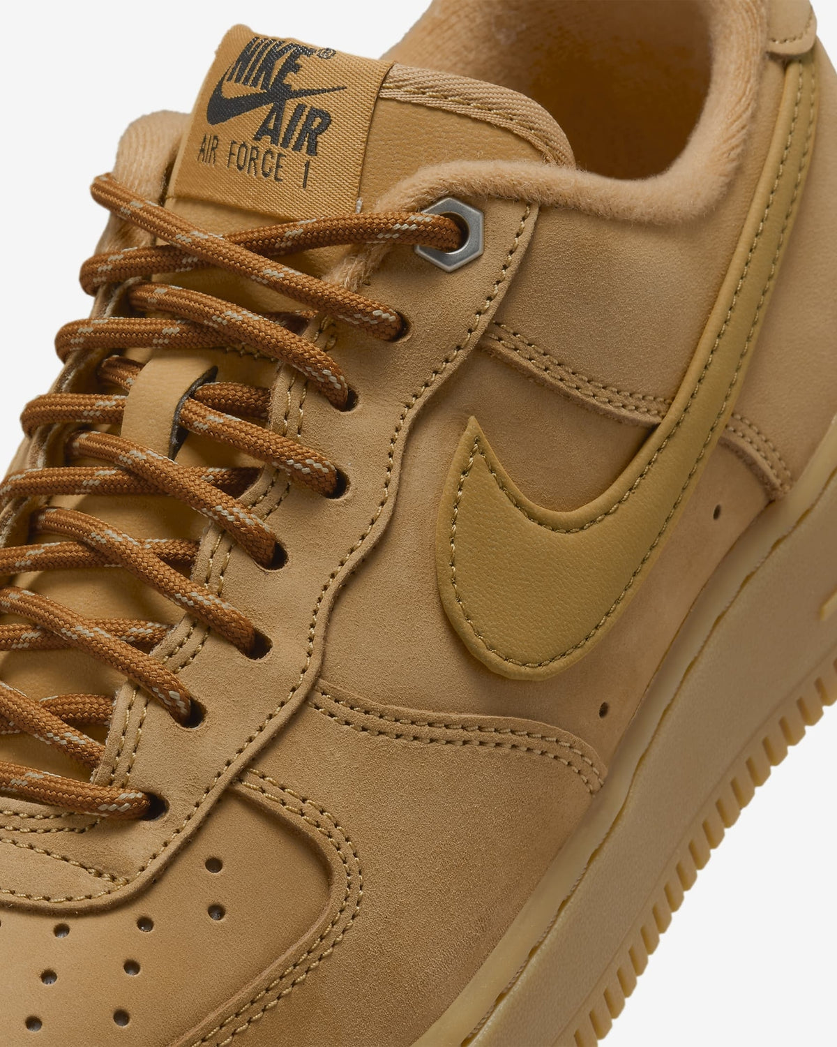 FZ7372-200 Nike Women's Air Force 1 '07 WB Flax Wheat Gum (Women's)