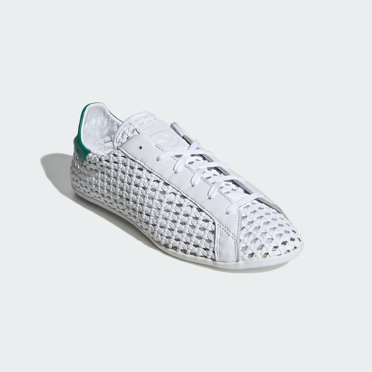 IH9356 adidas Women's Stan Smith Basketweave WhiteGreen (Women's)