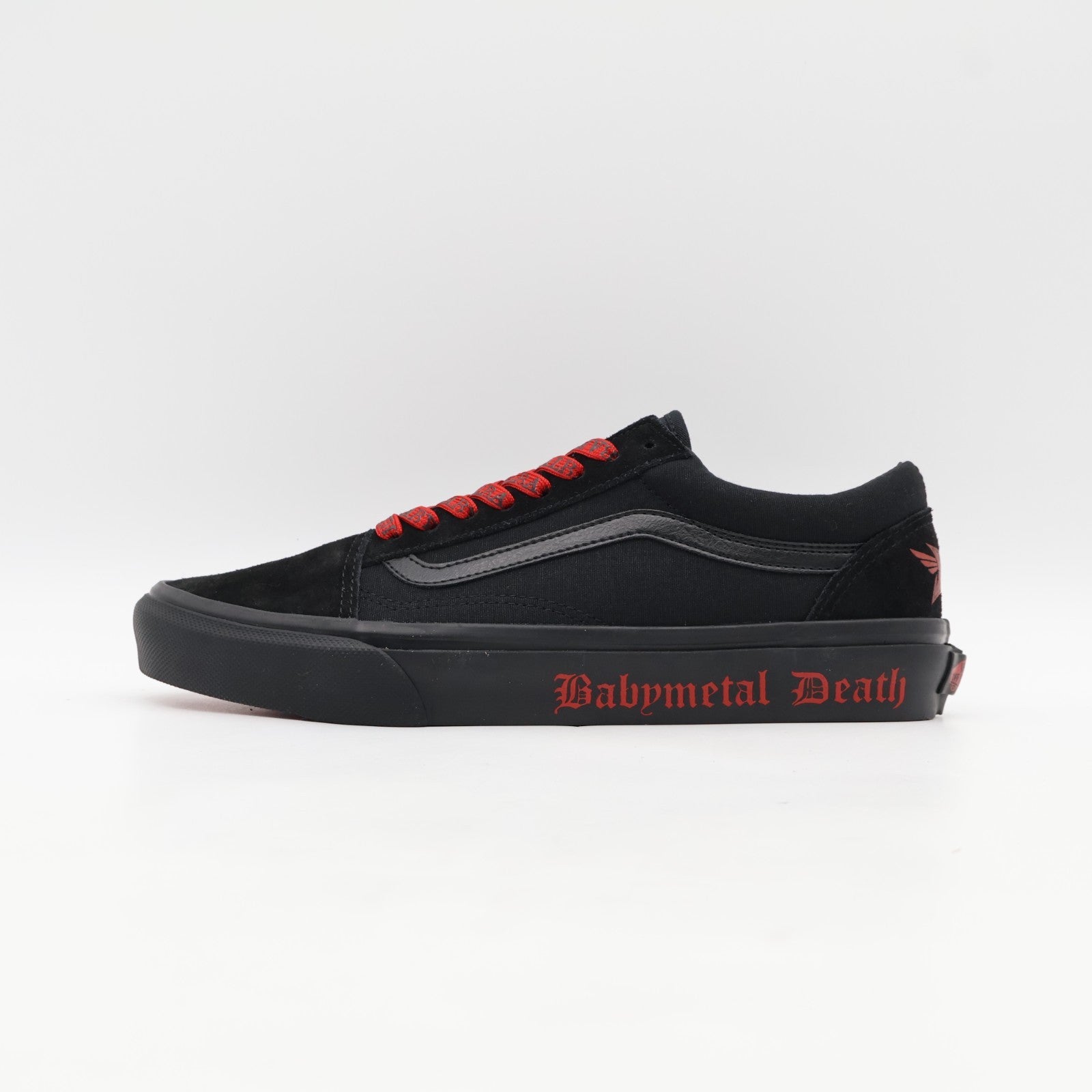 703000-0001 BABYMETAL Vans Old Skool Black Red (V36CF BABYMETAL) (Men's)