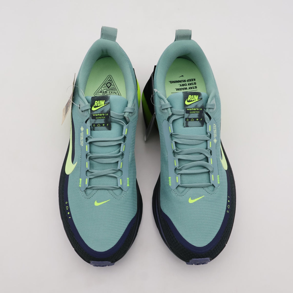 HQ7001-300 Nike Vomero 18 GORE-TEX Seaweed Cannon Volt Barely Volt (Men's)