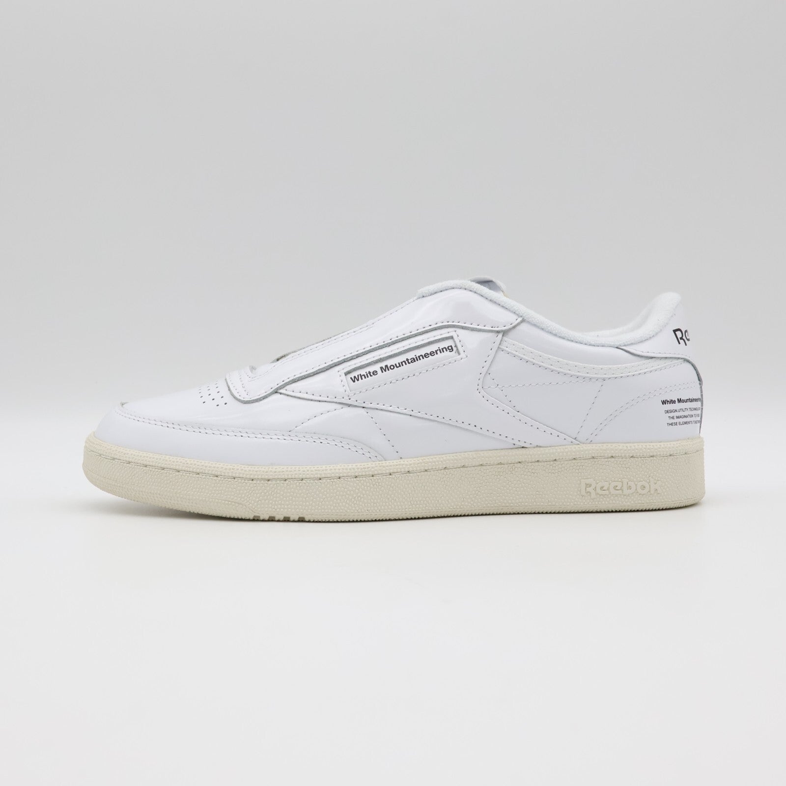 100218232 White Mountaineering Reebok Club C 85 White Chalk Black (Men's)