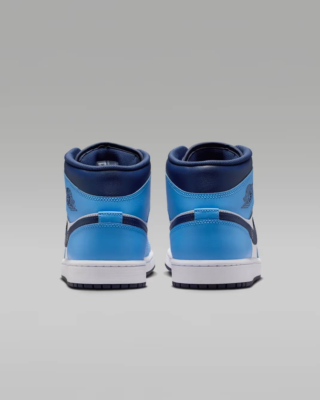 DQ8426-405 Nike Air Jordan 1 Mid University Blue White Sail Midnight Navy (Men's