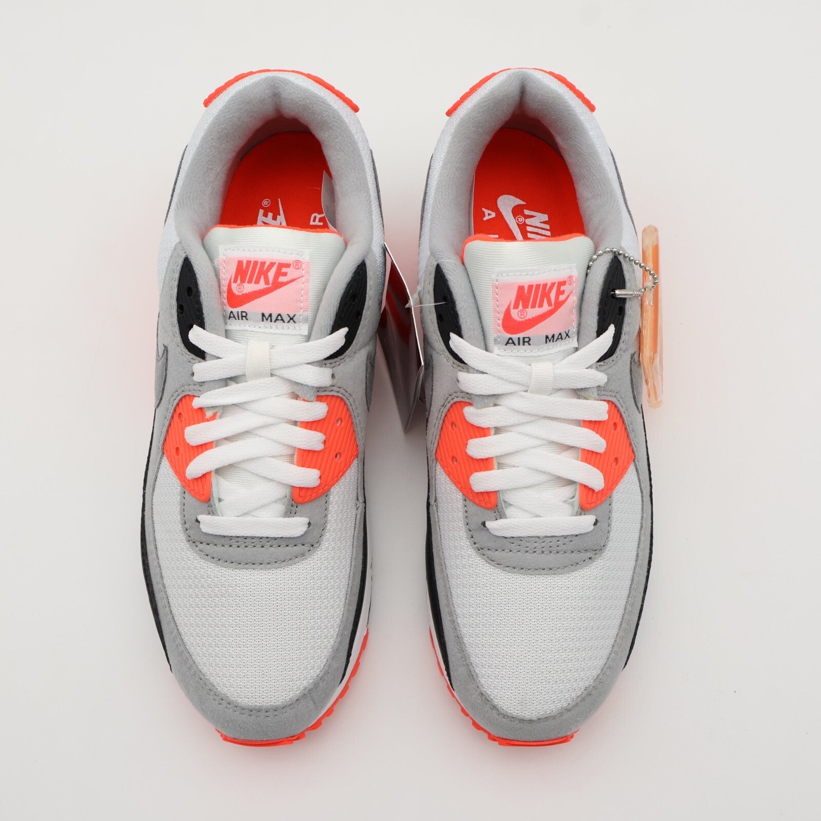 CT1685-100 Nike Air Max 90 III Infrared Radian Red White Black Cool Gray (Men's)