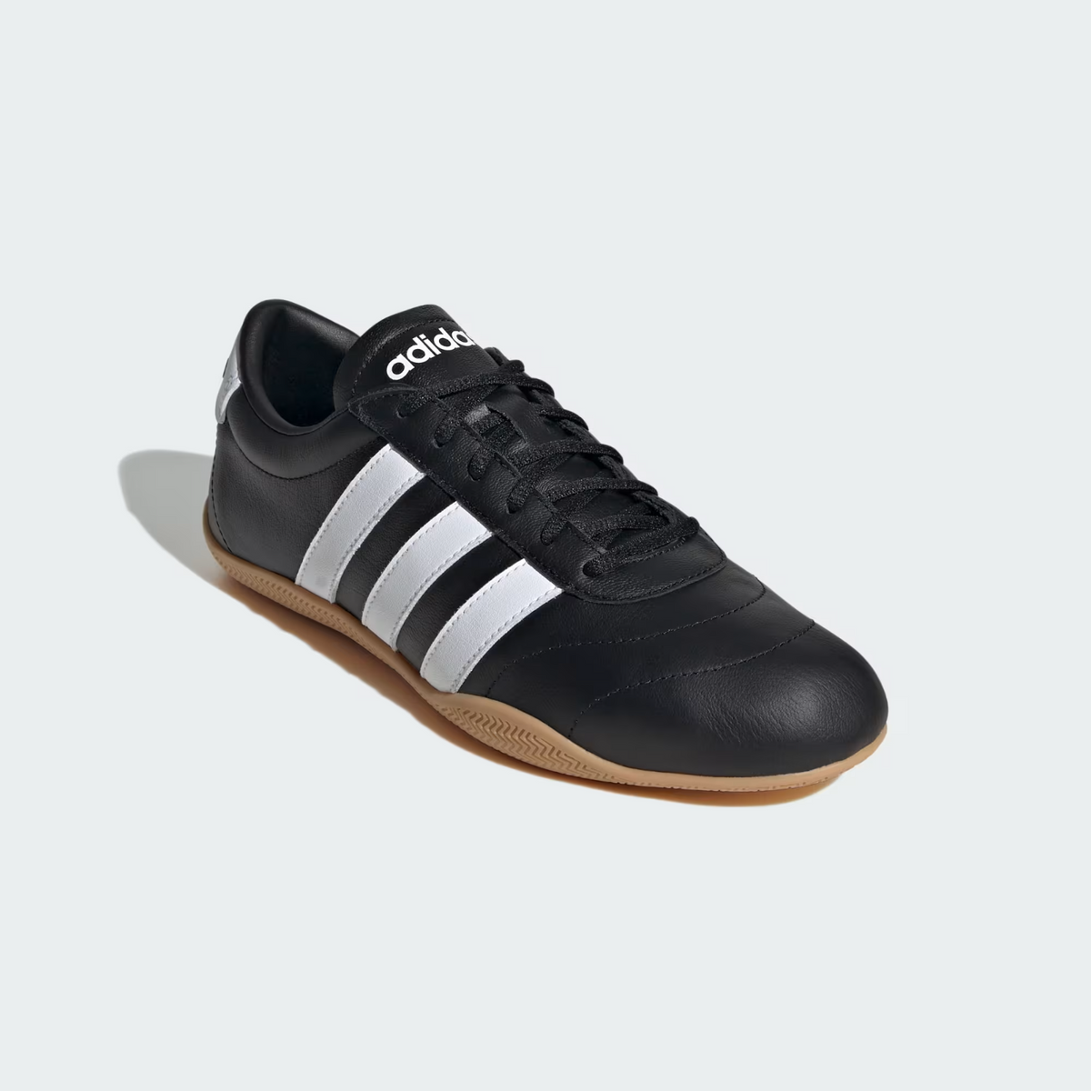 JQ9684 adidas Grand Court Lo Core Black Cloud White Gum  (Women's)