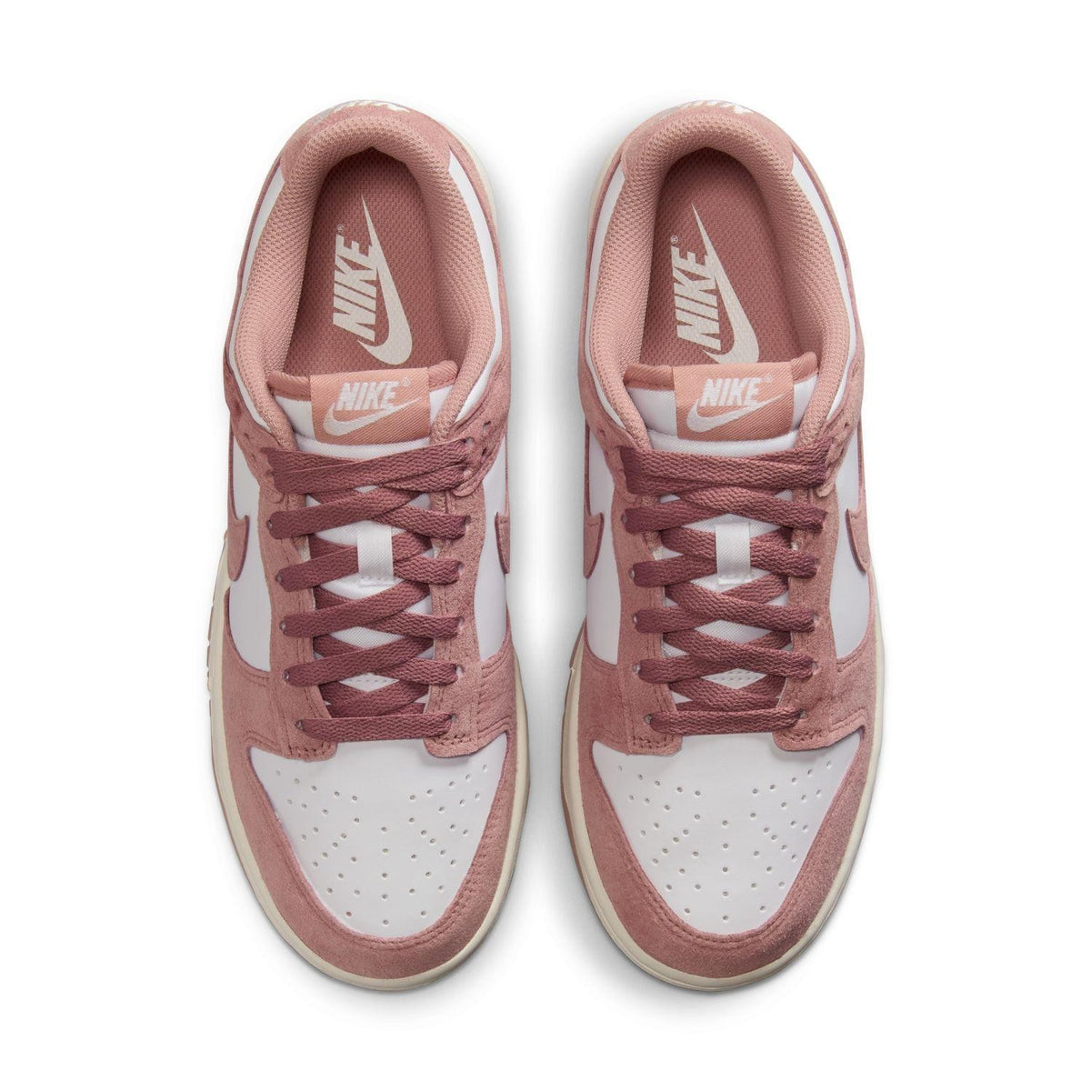 IB4417-104 Nike Women's Dunk Low Sail Metallic Gold Red Sepia (Women's)