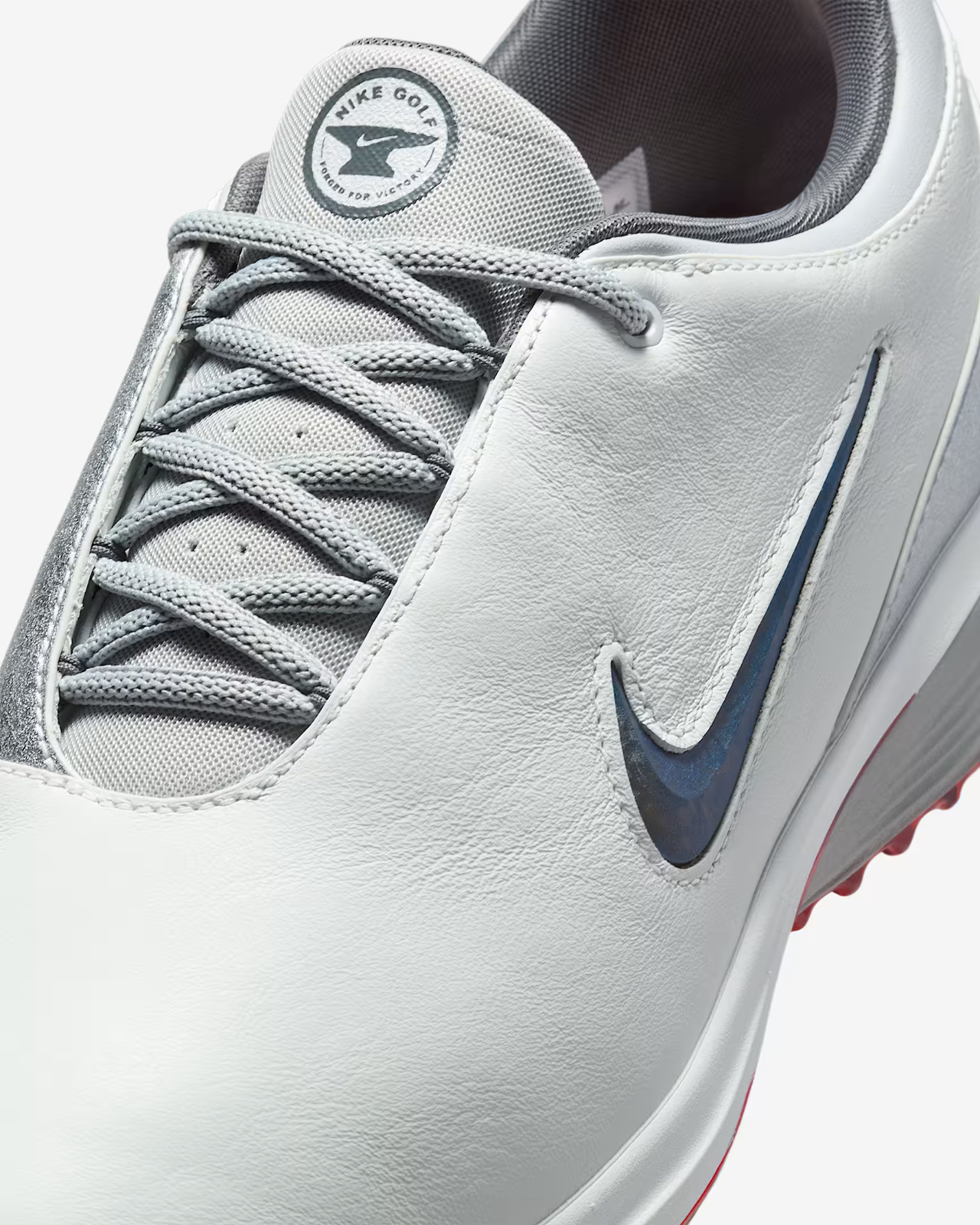 HV4169-100 Nike Victory Tour 4 Summit White Metallic Silver Iron Grey  (Men's)