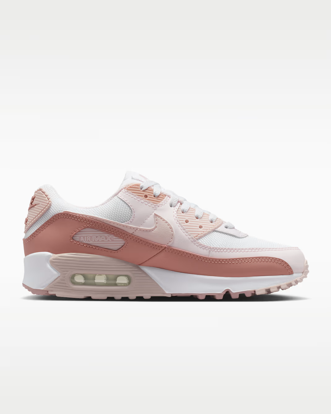 IM4613-600 Nike Air Max 90 Particle Pink Pearl Pink Silt Red (Women's)