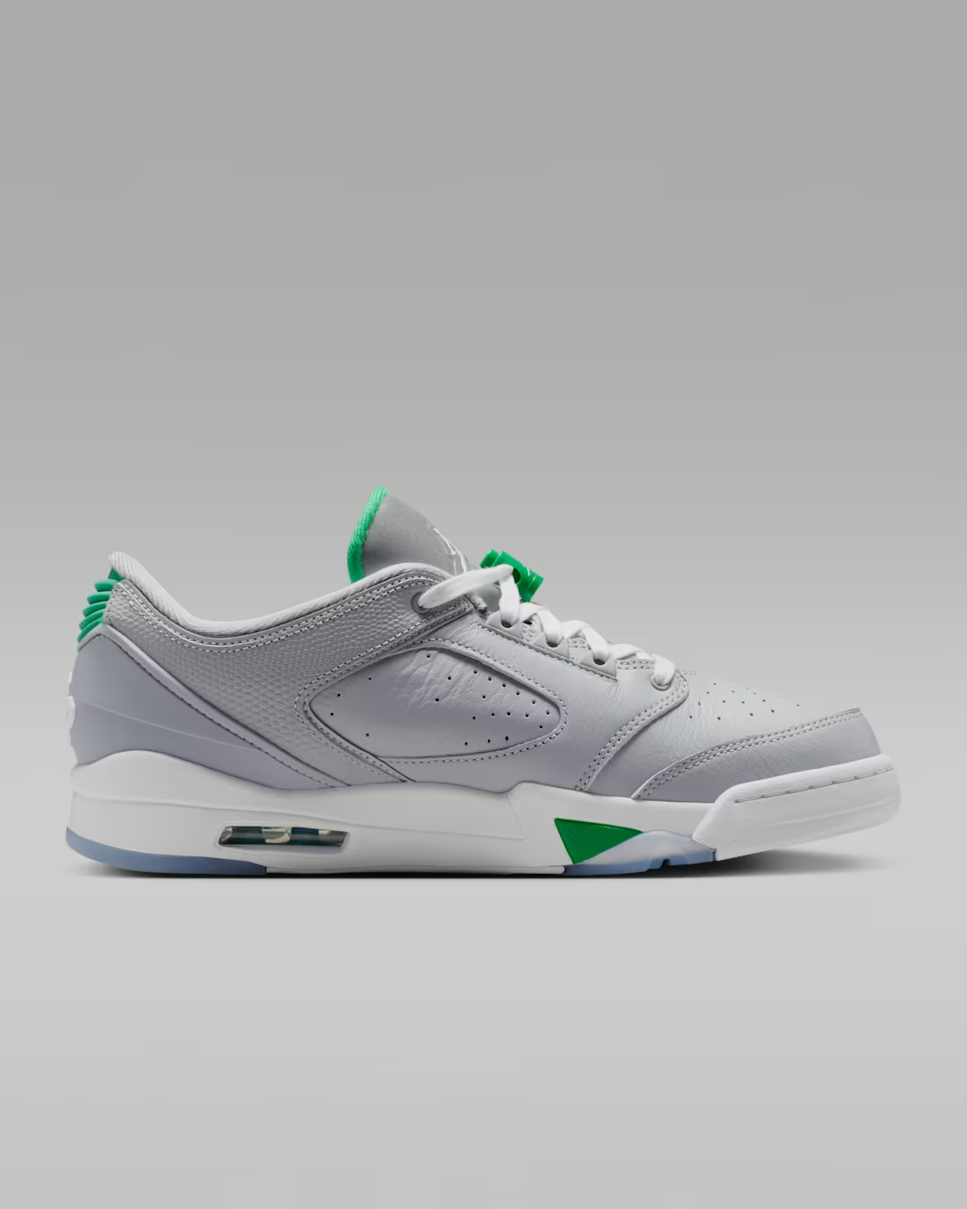 IH2047-001 Nike Jordan Sixty Plus Low Wolf Grey Lucky Green (Men's)