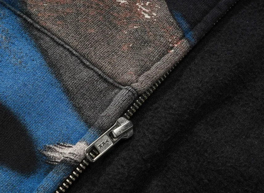 Supreme x MM6 Maison Margiela Eagle Zip Up Hooded Sweatshirt "Black"