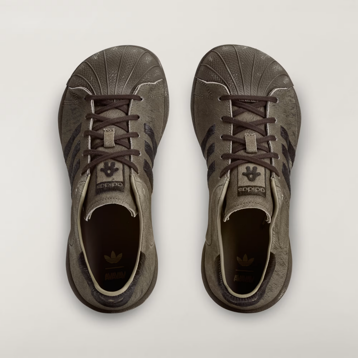 KK2724 Avavav adidas Super Star Dark Brown Supplier Colour (Women's)