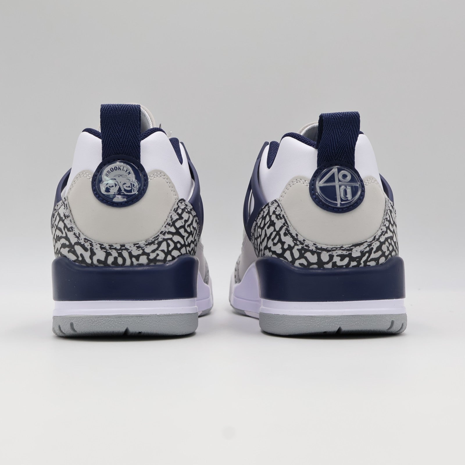 FQ1759-140 Nike Jordan Spizike Low White Midnight Navy Cement Grey (Men's)
