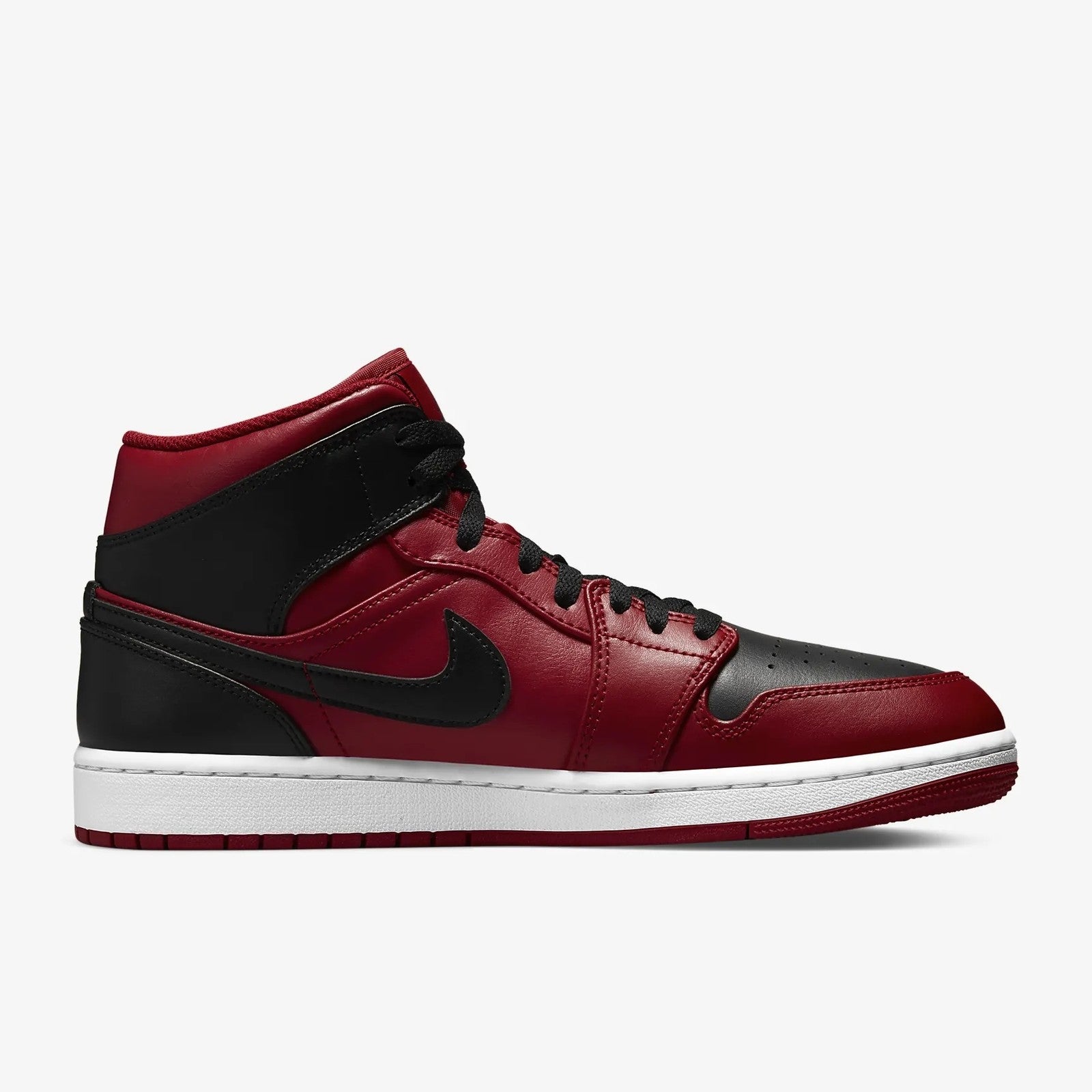 554724-660 Nike Air Jordan 1 Mid Reverse Bred (Men's)