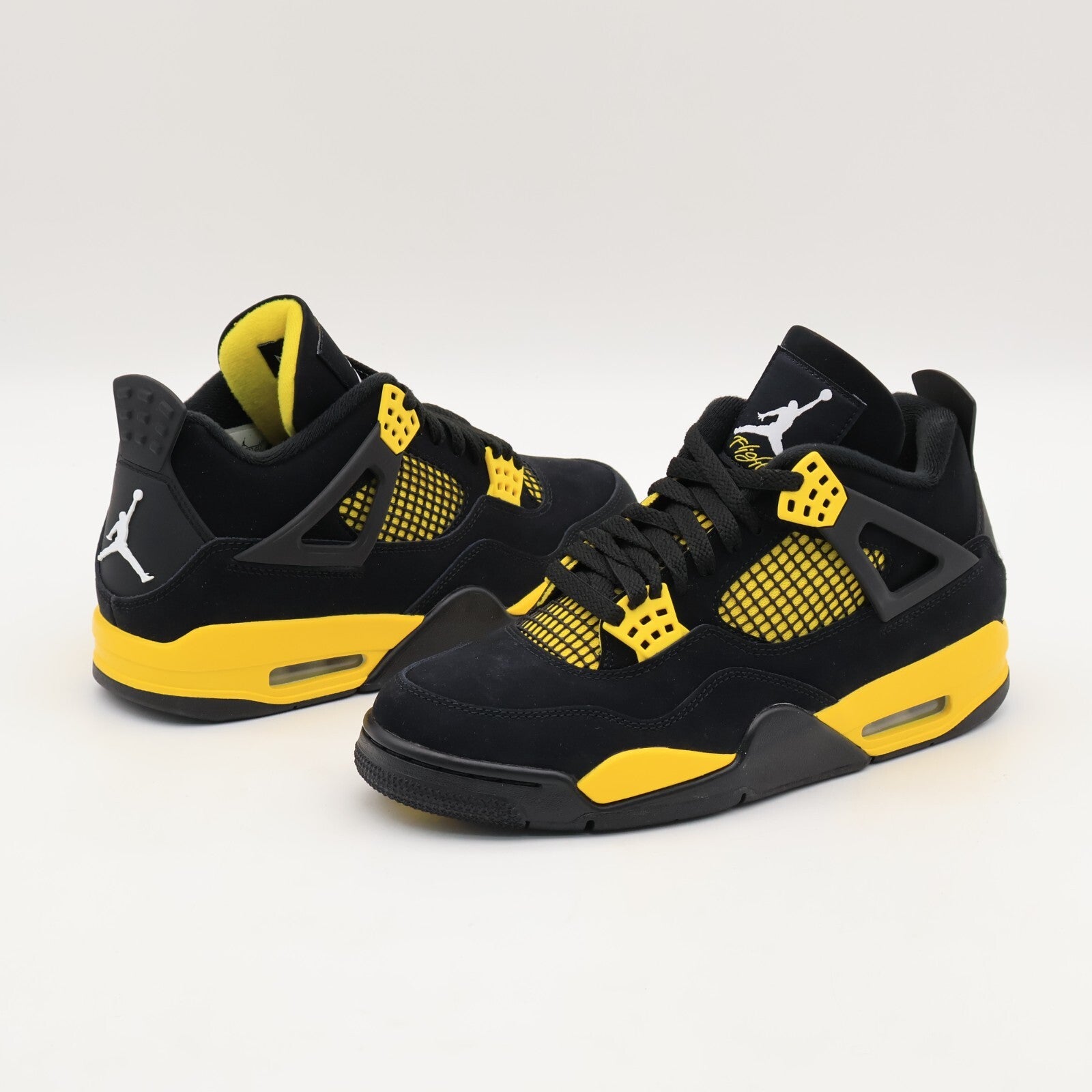 DH6927-017 Nike Air Jordan 4 Retro Thunder Lightning Black Tour Yellow Gold