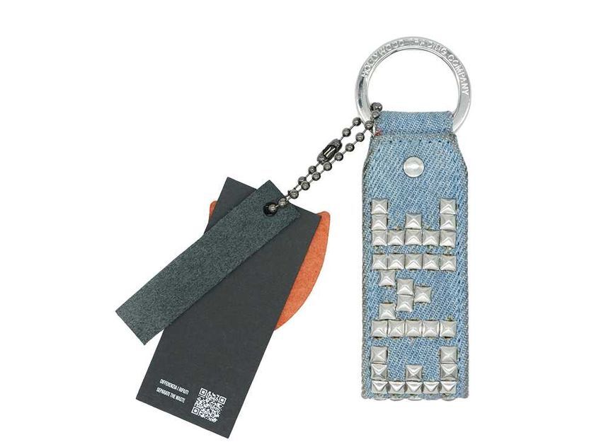 Supreme Hollywood Trading Company Studded Keychain Denim