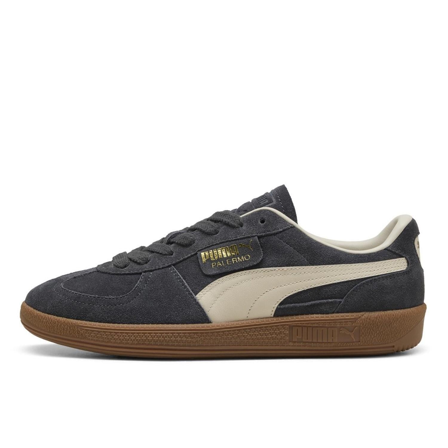 396463-81 Puma Palermo Dusky Gray Alpine Snow (Men's)