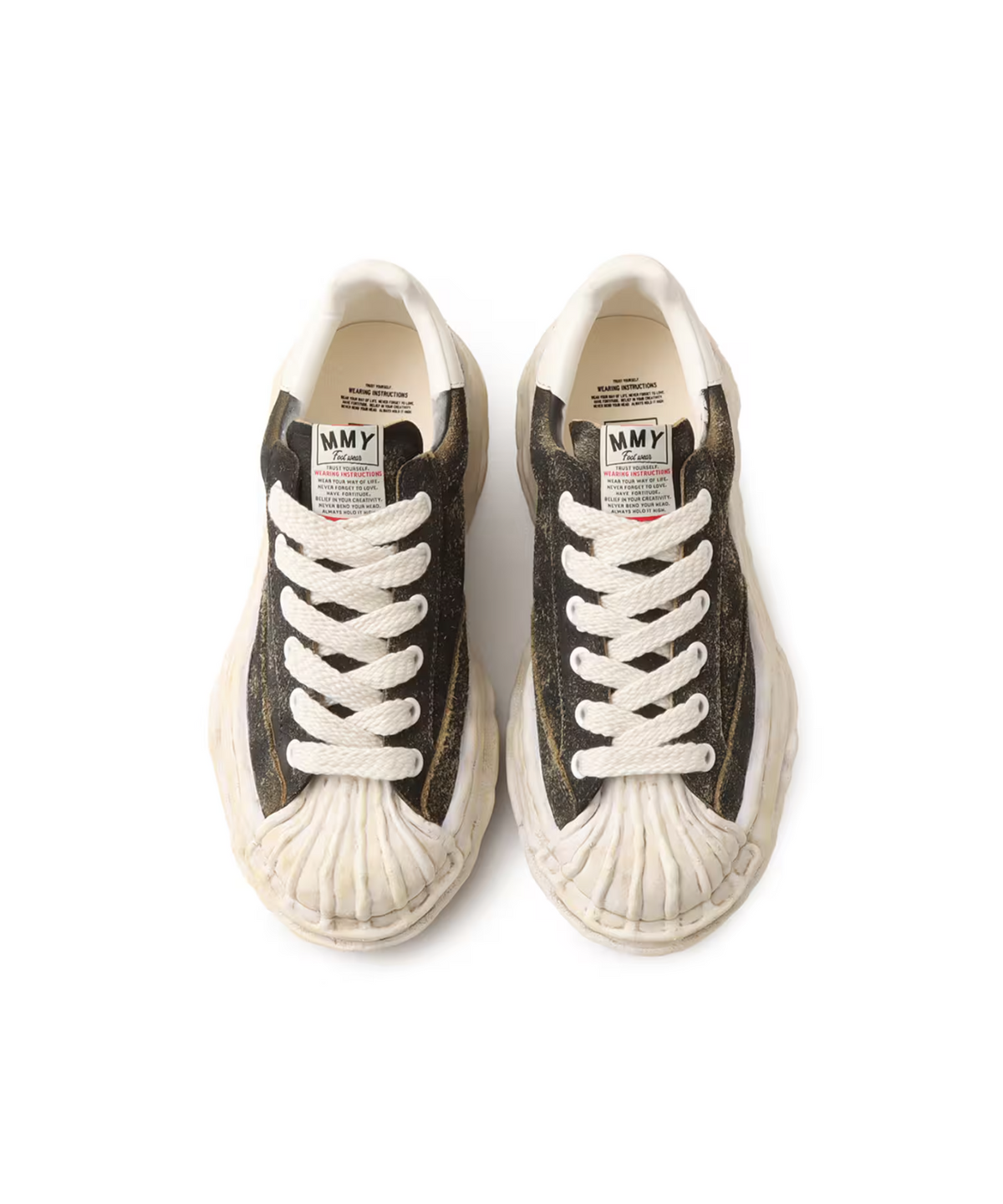 A15FW728-BLACK Maison MIHARA YASUHIRO BLAKEY OG Sole Vintage Suede Low (Men's)