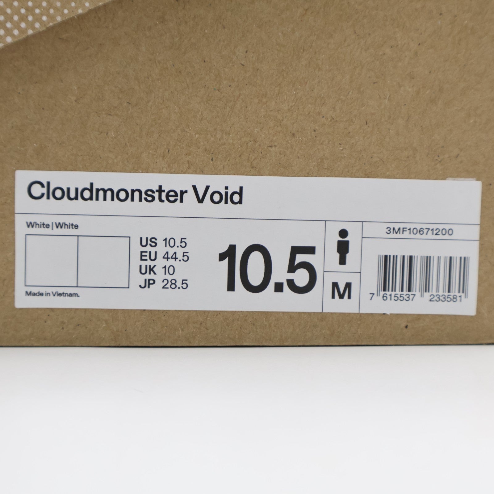 3MF10671200 On Cloudmonster Void White (Men's)