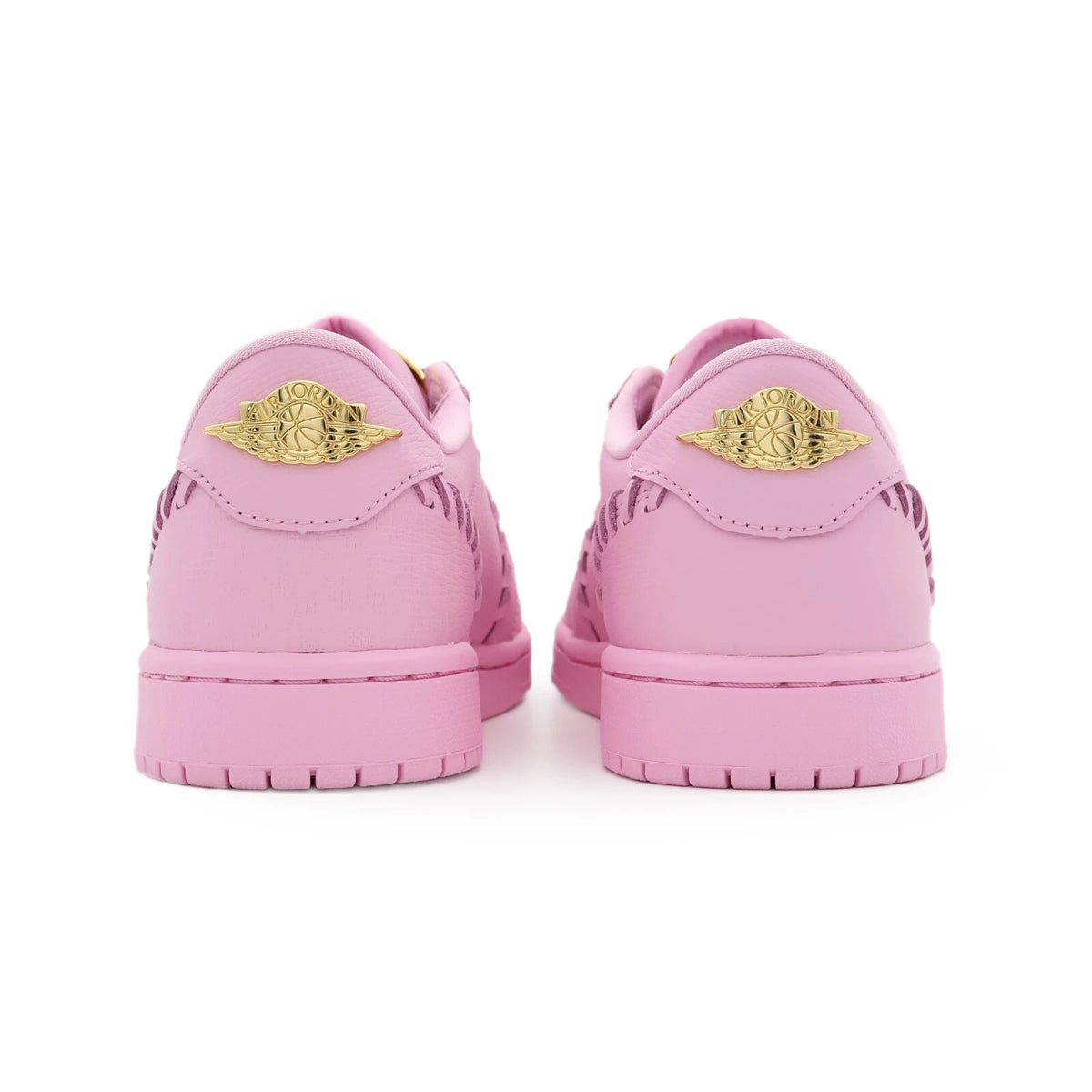 FN5032-600 Nike Air Jordan 1 Low MM Perfect Pink Metallic Gold (Women's)