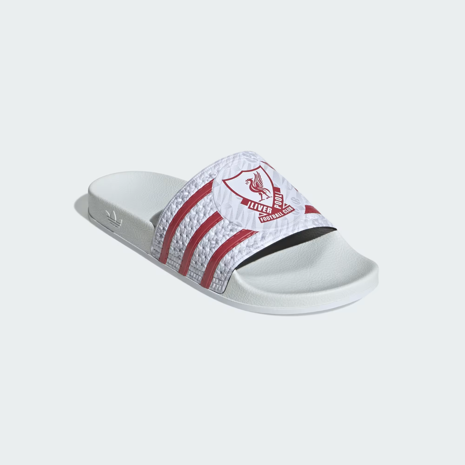 KH7147 Liverpool FC adidas Adilette Slide Footwear White/Strawberry Red (Men's)