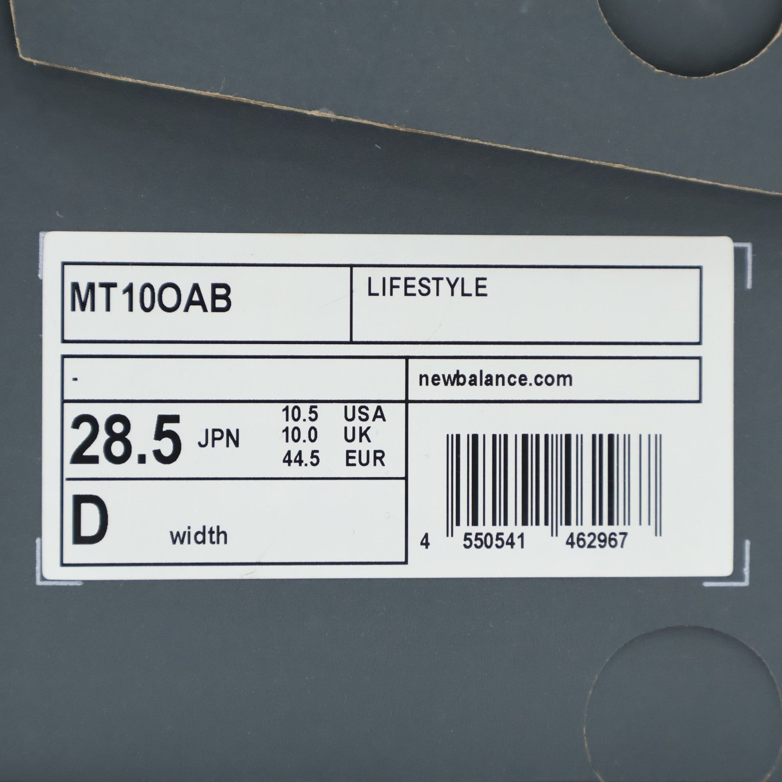 MT10OAB New Balance MT10O Gray (Men's)