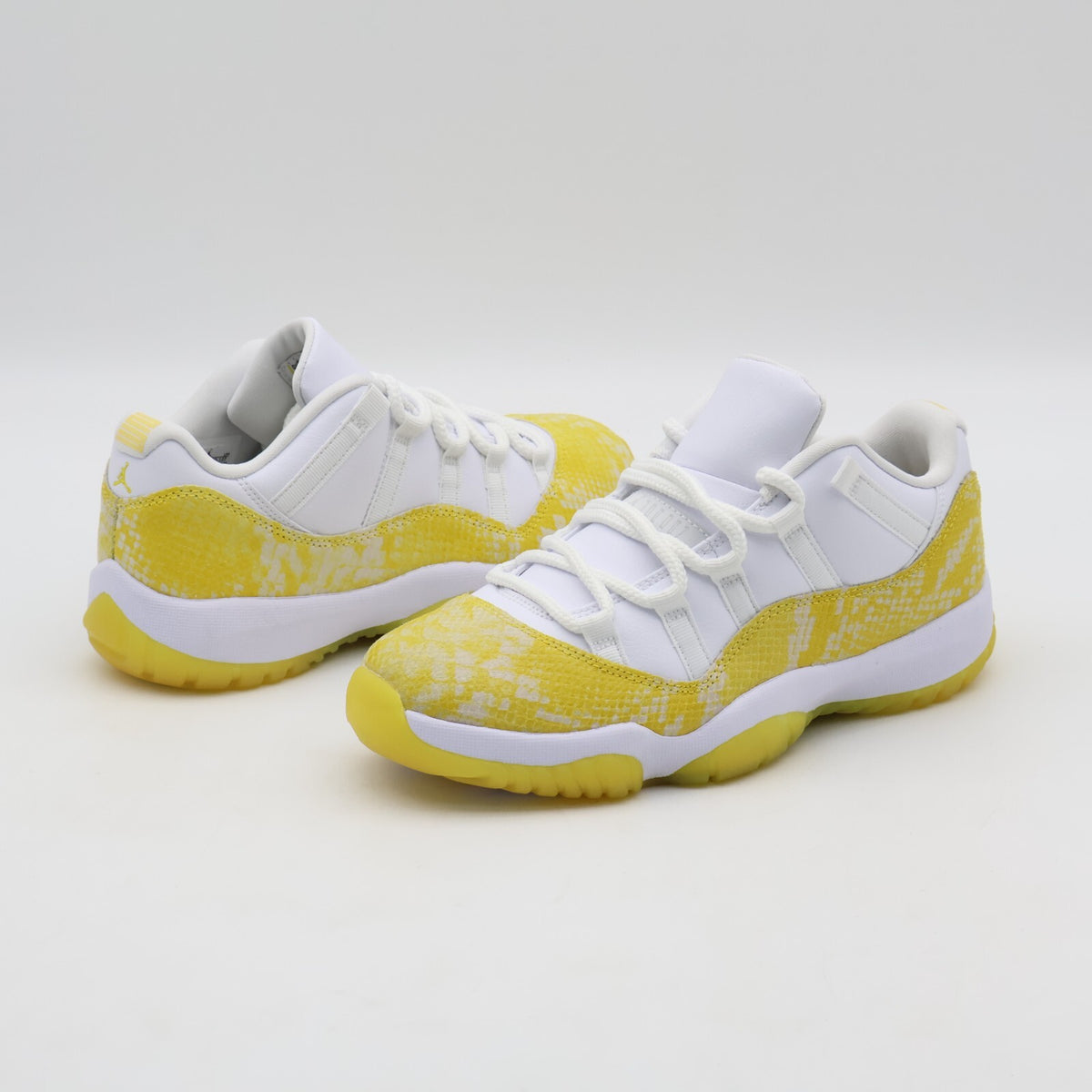 AH7860-107 Nike Air Jordan 11 Retro Low Yellow Snake Skin Gold (Women's)